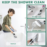 4 Pack Dish Brush Refills, Dish Brush Replacement Head for OXO Steel Soap Dispensing Dish Brush