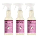 MRS. MEYERS CLEAN DAY Multi-Surface Everyday Cleaner, Peony Scent, 16 Fl Oz Bottle - 3 Pack