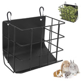 Rabbit Hay Feeder with Heavy-Duty Metal Frame Rabbit Hay Holder, Bunny Hay Feeder Guinea Pig Hay Holder,for Rabbits Guinea Pigs 