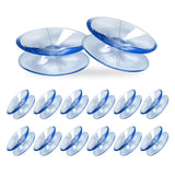 Double Sided Suction Cups, 1.57 inch, 12 Pack, Glass Table Spacers for Furniture and Mirrors