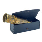16 Spyglass Nautical Handheld Brass Telescope with Box/Case Religious Gifts for Boys - Engraved with Quote JOSHUA 1:9 - Be Str