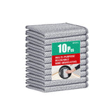 BTIFU 10 Pcs Multipurpose Wire Dishwashing Rag,Reusable Non-Scratch Wire Dishcloth,Metal Dish Cloth Wet and Dry,for Kitchen Clea