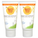 Burt's Bees Baby Diaper Rash Ointment, Maximum Strength, 40% Zinc Oxide, 100% Natural Origin, Pediatrician Tested, Net Weight 3 