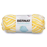 Bernat Handicrafter Cotton Ombre Yarn, 1.5 oz, Gauge 4 Medium, 100% Cotton, Lemon Swirl Ombre