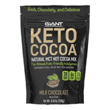 Keto Cocoa | Delicious Sugar Free Instant Hot Chocolate Mix with 6g of MCTs for Ketogenic Diet Low Carb Lifestyle | No Gluten | 