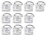 (10-Pack) XSP Battery for Texas Instruments TI-Nspire CX TI-Nspire CX CAS N2/AC/2L1/A TI-84 Plus C Silver Edition TI-Nspire Touc