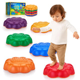 Frunsse Stepping Stones for Kids - 6Pcs Non-Slip Balance Stepping Stones, Promote Toddler Gross Motor Skills & Coordination, Obs