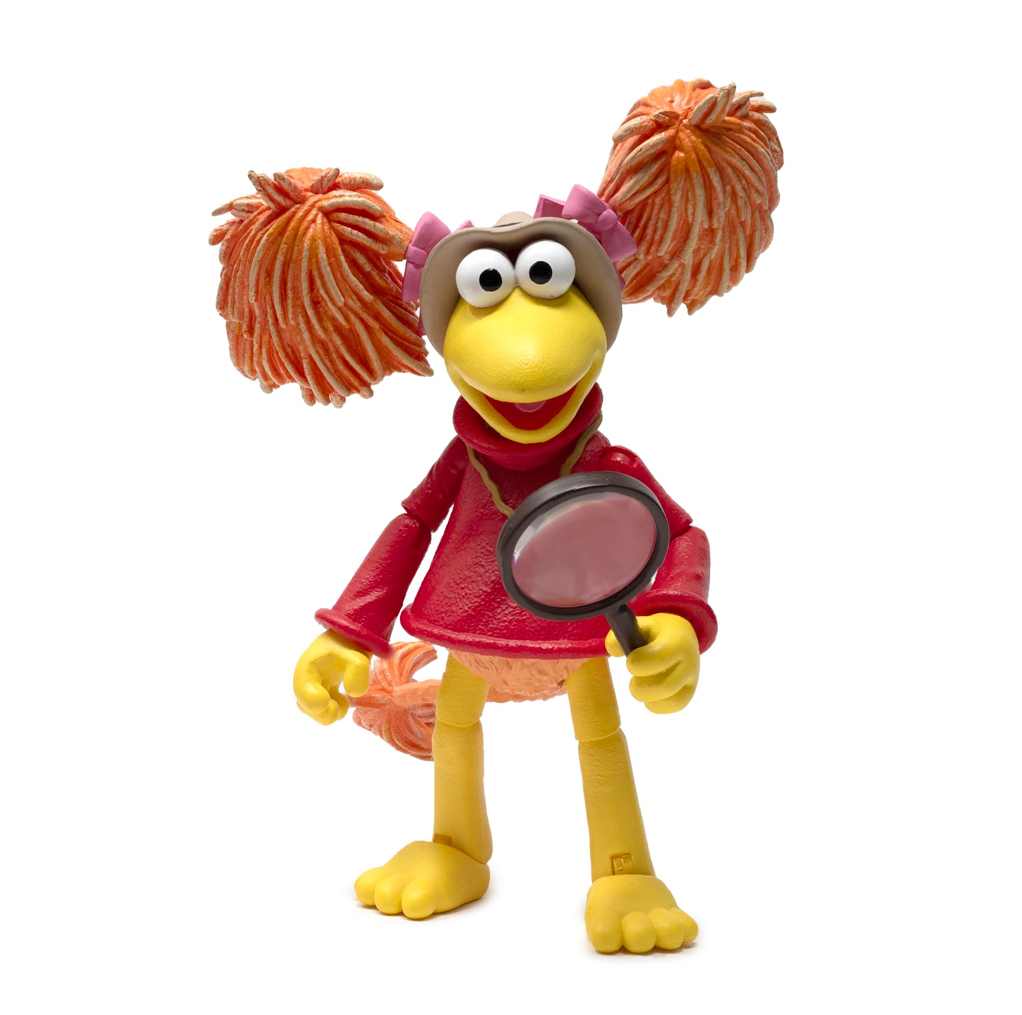 Boss Fight Studio Red, Fraggle Rock Collectible Action Figure - Highly Articulated Figurine - Accessories Including Hat, Magnify
