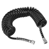Master Airbrush Premium 10 Foot Recoiling Airbrush Hose - Standard 1/8 BSP Air Brush Hose Adapter Fitting Connectors on Both End