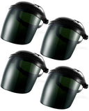 Tellegloww 4 Pack Welding Helmet Mask, Safety Face Shield for Grinding and Cutting, Full Impact Resistant Face Shield Mask for A