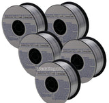 WeldingCity 5 Rolls of ER4043 Aluminum MIG Welding Wire 1Lb Spool 0.030 (0.8mm) | Pack of 5