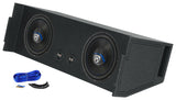 Qpower ''Qbomb'' Dual 12 Vented Empty Woofer Box - All Full Size Suv