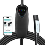 Lectron Level 2 Tesla Charger (WiFi Version) - 240V, 40 Amp, NEMA 14-50 Plug, 16 ft Extension Cord - Portable Electric Car Charg