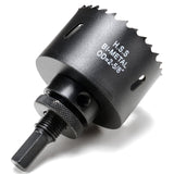 2-5/8 inch Hole Saw for Metal and Plywood, Bi-Metal Circular Wood Drill Bit Cutting 1.75Deep with Hex Shank for Drywall, Fib
