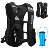 TRIWONDER Running Vest for Men Women Hydration Backpack Water Pack 5.5L Lightweight Runner Marathon Trail Hiking Cycling (02 Bla