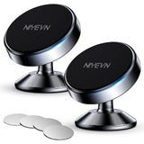NIYEVN [2 Pack Magnetic Phone Holder car,[360Rotation] car Mount Magnet,[4 N52 Magnets] Super Magnetic Force is Suitable for Mos