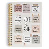 YLZlhb Boho Mental Health Spiral Notebook Journal, Mental Health Therapy Notebooks for Note Taking, Inspirational Gifts for Wome