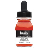 Liquitex Professional Acrylic Ink, 1oz (30ml) Jar, Vivid Red Orange