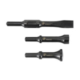 Astro Pneumatic Tool 49803 3Piece Chisel & Hammer Bit Set .498 Shank Black