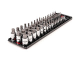 TEKTON 1/4, 3/8, 1/2 Inch Drive Hex and Torx Bit Socket Set with Rails, 57-Piece (5/64-3/4 in., 2-19 mm, T6-T80) | SHB99200