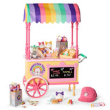 American Girl, Summer McKinny Girl of The Year 2025 Treat Cart for 18-inch Dolls with Mobile cart, Pretend Food, and Accessories
