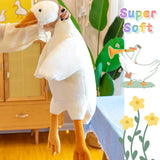 CottonStar Goose Stuffed Animal 51 Inch Plush Doll Toy, Cute Duck Plush Cushion Soft Huge Plushies Pillow, Gift for Kids and Fri
