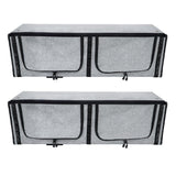 Venussar 36 RV Overhead Soft-Sided Storage Cabinet, Pack of 2 RV Organizer Storage Compatible with Mercedes-Benz Sprinter, Compa