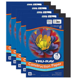 Construction Paper, Black, 9 x 12, 50 Sheets Per Pack, 5 Packs