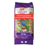Lyric Delite Wild Bird Seed - No Waste Bird Food Mix With Shell-Free Nuts & Seeds - Attracts Buntings, Chickadees & Finches - 20