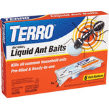 Terro 300 Liquid Ant Killer Bait Stations Traps (Pack Of 6 Stations) -Like New