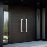 HYDROWARE Modern Contemporary Long Stainless Steel Push Pull Door Handle for Home Entrance Glass Shower Wooden Barn & Office Sto