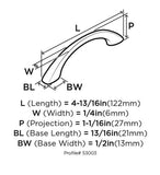 Amerock | Cabinet Pull | Satin Nickel | 3-3/4 inch (96 mm) Center to Center | Vaile | 10 Pack | Drawer Pull | Drawer Handle | Ca