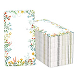 joycraft Earring Display Cards - 200Pcs Flower White Paper Stud Display Cards, 3.5x2 In Jewelry Card for Selling, Small Business