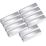 Nuanchu 3/8 x 2 Inch Mirrors Mosaic Tile Rectangular Small Mosaic Mirrors DIY Craft Decorative Glass for Household Wall Ceiling 