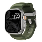 NOMAD Sport Band Rocky Point Forest for Apple Watch - 46/49mm Rugged Apple Watch Band with Natural Titanium Hardware Adventurous