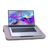 Portable Laptop Desk Fits Up to 16 Laptops, with Tablet Slot, Built-in Cushion, Great for Home & Office,Lap Desk for Laptop,Lap 