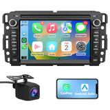 AWESAFE Car Stereo Radio for Chevy Silverado Chevrolet GMC Buick Yukon, Android 13 CarPlay Android Auto Bluetooth Touch Screen H