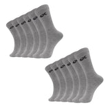 Xjarvis Texas Mens Formal Crew Socks For Office Business School Uniform & Work Use | Cotton Rich Odour-Free Breathable Calf-Length Socks For Men |Pack Of 12 (Grey),Grey,,B0DQCS4MQD