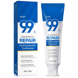 9.9% Hydroxyapatite Toothpaste - 2 Pack, Protects Enamel and Strengthens Teeth, Cleans and Cares for Oral Health, Freshens Breat