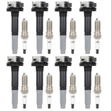 ECCPP 8 ignition coils with 8 iridium Spark Plugs UF780,coils packs,for Ford for Mustang 2015-2020 V8 5.2L UF780