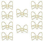 10Pcs Paper Clips, Bow Paper Clips And Mini Binder Clips, Decorative Paper Holders For Document Organization, Butterfly Bow Tie 
