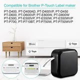 NineLeaf 2 Pack Compatible for Brother P-Touch Label Maker Tape TZe-241 TZe241 TZ-241 TZ241 Black on White 18mm 0.7 Inch Laminat
