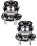 ECCPP Replacement for Pair of 2 New Complete Rear Wheel Hub Bearing Assembly for Subaru Outback Impreza Forester Legacy 2008 200