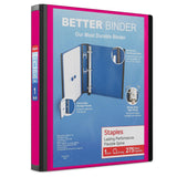 STAPLES 13568 Binders, Pink