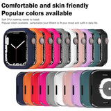 BOTOMALL Compatible with Apple Watch Bumper Case 40mm Series 6 5 4 SE Soft Flexible TPU Thin Lightweight Protective Cover for iW