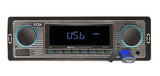 SDX Audio Bluetooth Radio Receiver, MP3 Player with USB Charger, MP3/USB, Aux-in, Built-in Microphone Hands-free, Multi Color Il
