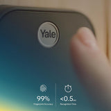 Yale Security 2 Touch Deadbolt Lock, Satin Nickel Biometric Fingerprint Entry Door Lock with Digital Keypad for Code Entry (No Wi-Fi), YRD420-F-BLE-619