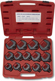 Neiko 03325A 1/2-Inch Drive SAE Crowfoot Wrench Set, Jumbo Size, Cr-Mo, 1-1/16 Inch - 2 Inch | 14-Piece set