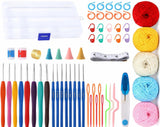 Fealtin 52 Piece Crochet Hook Set With 16 Sizes (0.6Mm8Mm), Ergonomic Soft Grip Crochet Needles, Knitting & Crochet Starter Kit