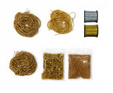 Vahvaa Aari Work Hand Embroidery Materials Kit With Gold And Silver Zari Threads